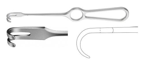 ФОЛЬКМАН РЕТРАКТОР 2-ЗУБ. ТУП. 15. 5X9MM 220MM